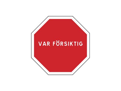 försiktig stege varningar